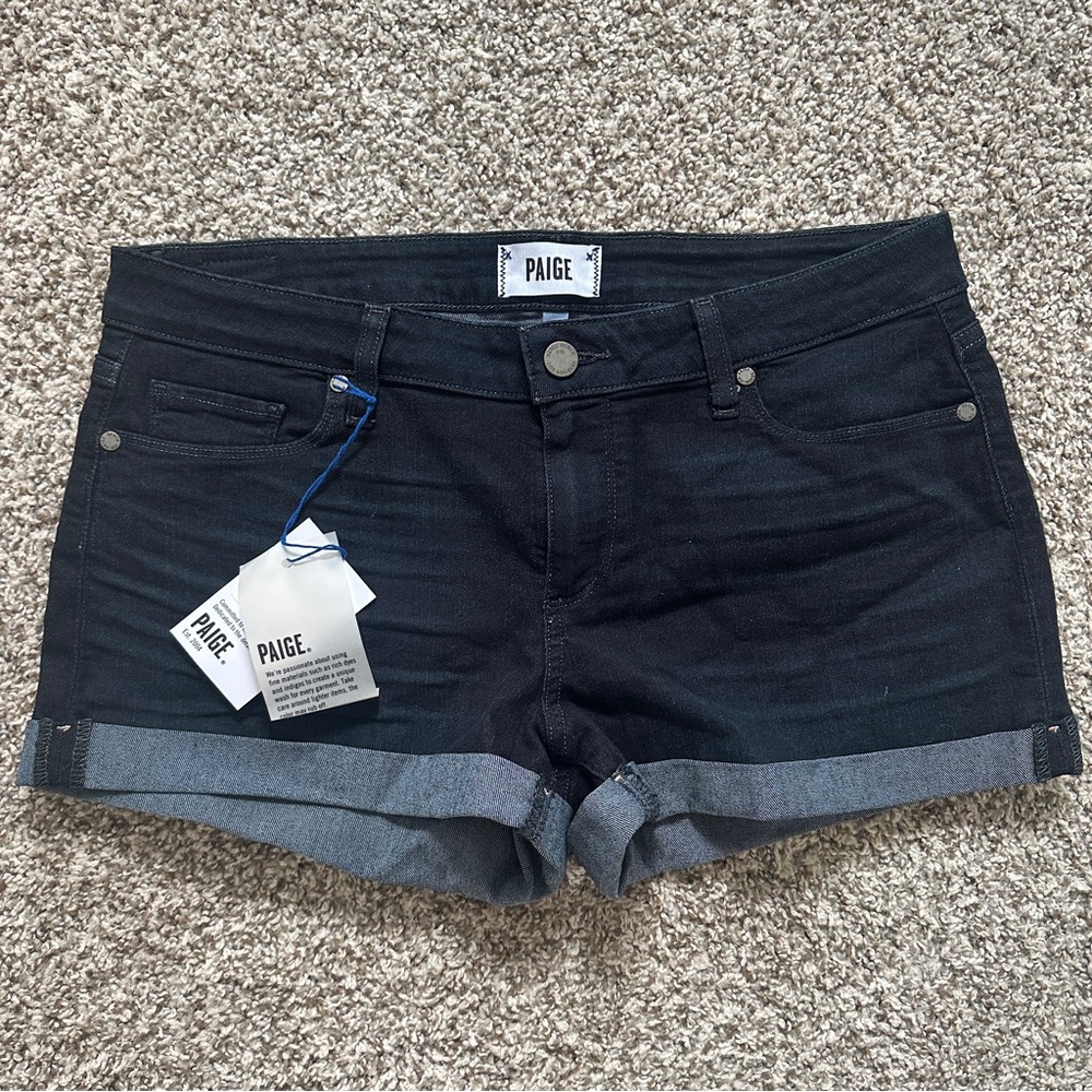 PAIGE Jimmy Jimmy Jean Shorts with Cuffed Hem Juliana